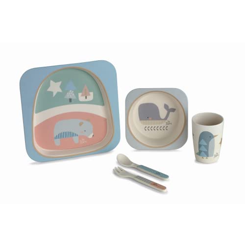 Conjunto de Refeição JANÉ (5 peças - 3-6 meses) Jané - Jogos de jantar - 5 peças, 3-6 meses, plástico seguro, sem BPA