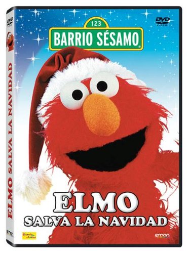 DVD Sesame Street - Elmo Saves Christmas (Edição em Espanhol) Planeta Junior - Dvds e vídeos - natal, papai noel, amigos, elmo