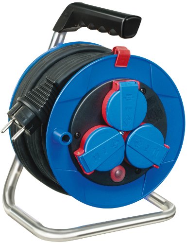 Extensão Elétrica BRENNENSTUHL 1151330100 (Preto - 3 tomadas - 3 m) Brennenstuhl - Fios de extensão - 15 metros, 3 tomadas, proteção contra água, caixa metálica