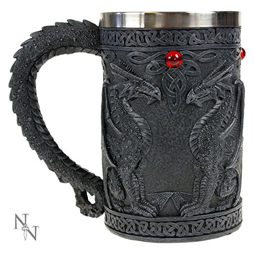 Garrafa Térmica NEMESIS NOW Tankard Preto Nemesis Now - Copos de cerveja - cerâmica, 0,5L, nemesis now