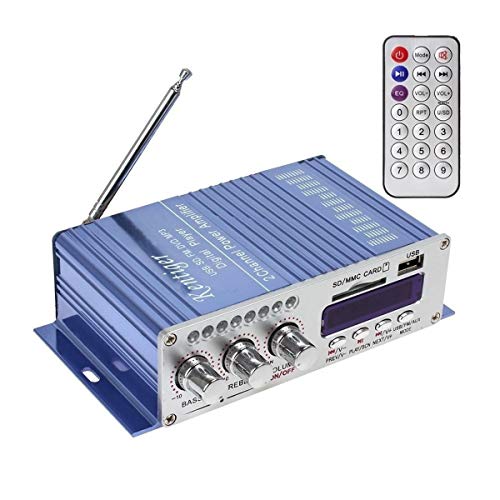 Amplificador Portátil DOLLAtek 12V Mini DollaTek - Amplificadores de veículos a motor - portátil, 12V, usb, mp3, fm, bluetooth