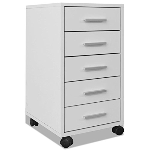 Armário de Cozinha VIDAXL com rodas | 33 x 38 cm - Branco vidaXL - Mobiliário de escritório - rodas, 33x38cm, branco