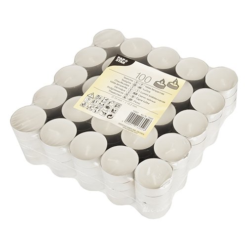 Velas Decorativas Papstar 13302 | Branco PAPSTAR - Velas - decorativas, fragrância fresca, borracha, 3 cm