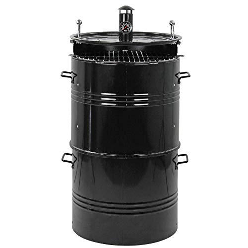 Barbecue a Carvão MASTERCOOK com Barril Ajustável Mastercook - Churrasqueiras ao ar livre - barbecue a carvão, mastercook, barril ajustável, cocção rápida, uniforme, termómetro integrado