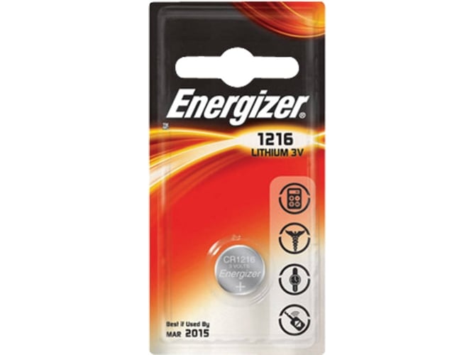 Pilha Recarregável INDUSTRIAL ENERGIZER ENCR1216 Energizer - Baterias de uso geral - ião-lítio, 3 V, 1200 mAh