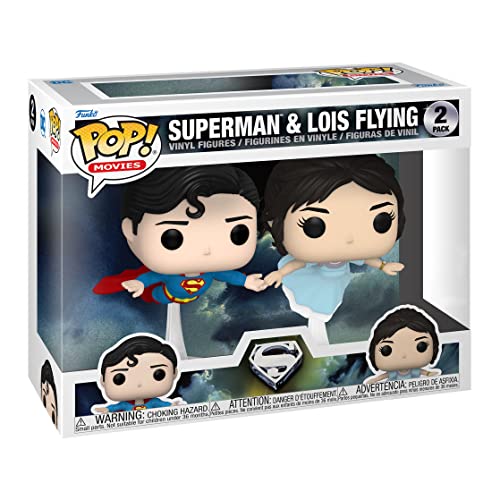 Figura FUNKO POP! Superhero - Superman & Lois Flying Funko - Bonecos de ação e brinquedo - figura, funko pop, superman, lois flying, pvc, altura 9 cm