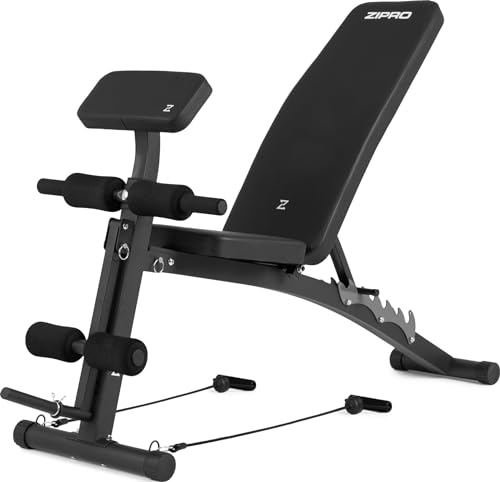Banco de Treino ZIPRO Dobrável (Até 120 kg - 83x46x42 cm) Morele sp. z o.o - Máquinas e suportes de levantamento de pesos - 120 kg, 83x46x42 cm, metal, plástico