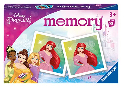 Jogo Educativo RAVENSBURGER Memory Disney Princess Ravensburger - Jogos - educativo, disney princess, 36 cartas, personagens