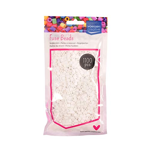 Perlas de Plástico VAESSEN CREATIVE 5Mm Branco 1100 Vaessen Creative - Missangas - plástico, branco, 5mm