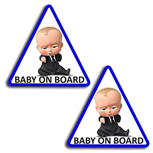 Autocolantes para Crianças BIOMAR LABS 2 Pcs Baby On Board Skino - Decoração de veículos - autocolantes, crianças, biomar labs, baby on board
