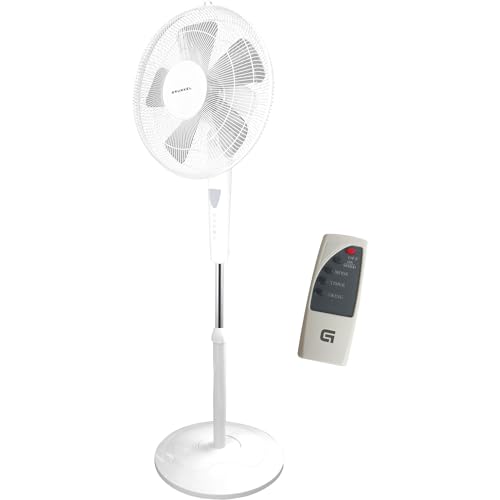 Ventoinha de Pé GRUNKEL B16EcoTimer Branco GRUNKEL - Ventoinhas de mesa e de pedestal - ventoinha, pé, grunkel, b16ecotimer, branco