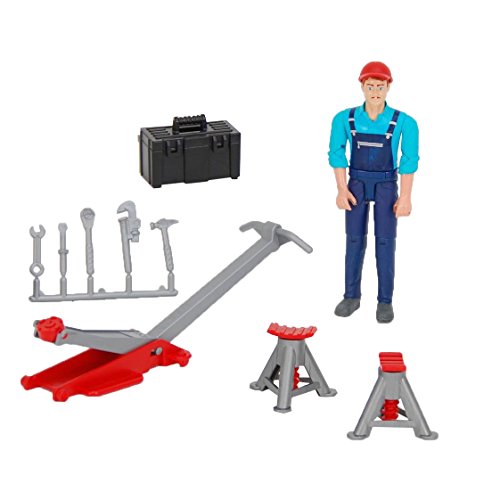 Bruder 02513 Conjunto de Ferramentas e Acessórios para Brincar Bruder - Conjuntos de brinquedos - ferramentas, acessórios, removíveis, compartimento