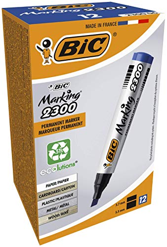 Marcador Permanente BIC Marking 2300 Azul BIC - Marcadores e marcadores de texto - permanente, azul