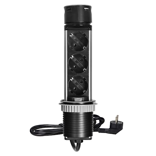 Extensão Elétrica MIRATIC 3 Tomadas + 2 Usb Miratic - Fios e cabos elétricos - 3 tomadas, 2 usb, acrilico, plástico