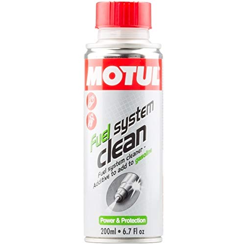 Limpador de sistema de combustão MOTUL Fuel System Clean (200 ml) MOTUL - Aditivos de desempenho para veículos - limpeza combustão, 200 ml, preto amarelo