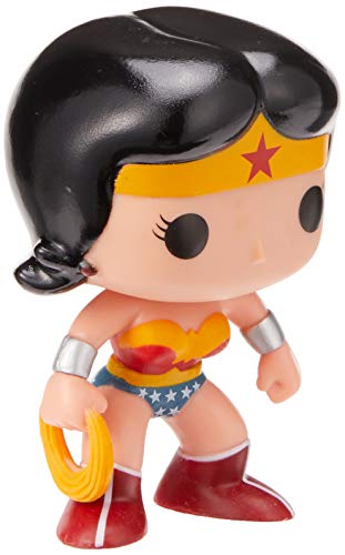 Figura FUNKO POP! Super Heroes DC - Wonder Woman Funko - Brinquedos - 9 cm, wonder woman, látigo da Verdade