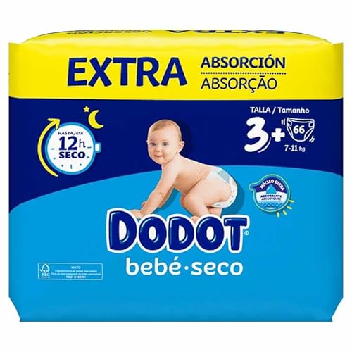 Toalhitas para Bebe DODOT Extra (Tamanho Único) DODOT - Roupa interior - pele macia, absorvente, tamanho extra grande