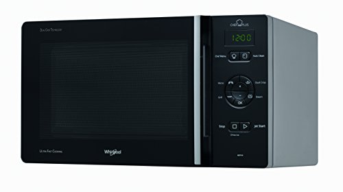 Micro-ondas WHIRLPOOL ChefPlus (25 L - Com Grill - Preto) Whirlpool - Eletrodomésticos de cozinha - 2,5 l, grill, preto