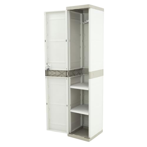 Armário de Cozinha PLASTIKEN Titanio Bege Plastiken - Armários de armazenamento e armários de bloqueio - 35cm, resina PVC, cozinha, varanda