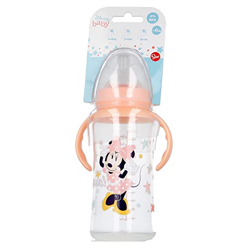 Bebé Biberão com Teta de Silicone e Asas de 360 ml MINNIE Stor - Roupa - silicone, 360 ml, asas, teta