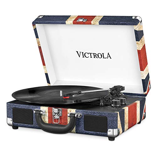 Gira-Discos Victrola VSC-550BT-UK | Azul, Vermelho, Branco Victrola - Gira-discos e leitores de vinil - giradiscos, victrola, azul, vermelho, branco