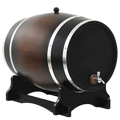 Barril Vidaxl Torneira em Madeira de Pinho Maciça 35 L vidaXL - Conjuntos de móveis - madeira de pinho, 35L, torneira
