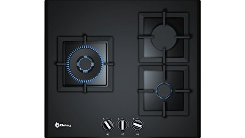 Placa de Gás BALAY 3ETG663HB (Gás Butano-Propano - 57.5 cm - Preto) Balay - Cooktops - gás butano, gás propano, 57.5 cm, preto
