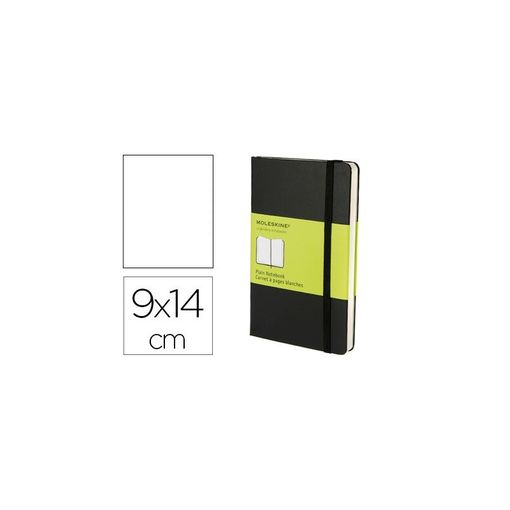 Caderno Pautado Moleskine Rígido Preto (Recondicionado Como Novo) Moleskine - Cadernos e bloco de notas - pautado, rigido, preto, recondicionado