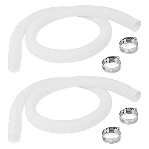 Mangueira de Substituição para Bomba de Piscina HOMCOM ANTOBLE - Mangueiras pneumáticas - preto, branco, polietileno, intex