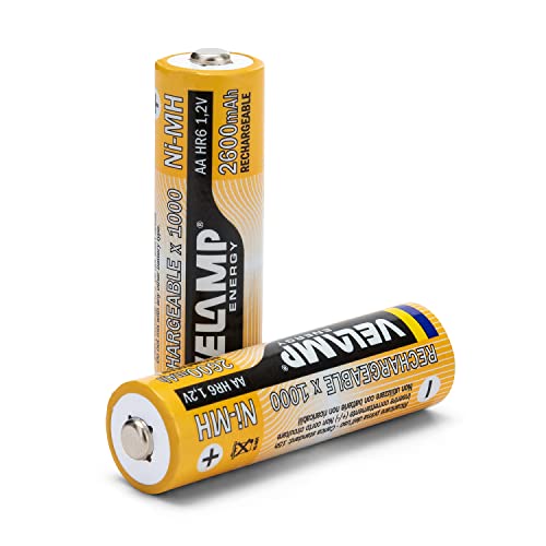 Bateria Recarregável VELAMP HR6/2BP Estilo Velamp - Baterias de uso geral - 2600mAh, ni-mh, recarregável