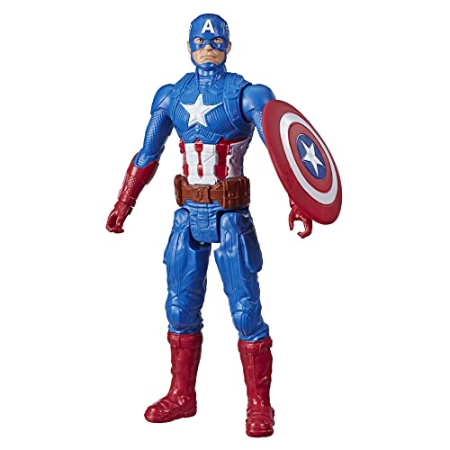 Figura de Ação AVENGERS Captain America Titan (Idade Mínima Recomendada: 4 anos) Hasbro - Brinquedos - avengers, captain america, titan