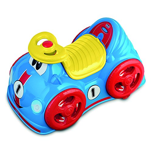 Passadeira CHICCO 00007347020000 | Azul Chicco - Móveis para bebês e crianças pequenas - rodas giratórias, som de motor, bolsa
