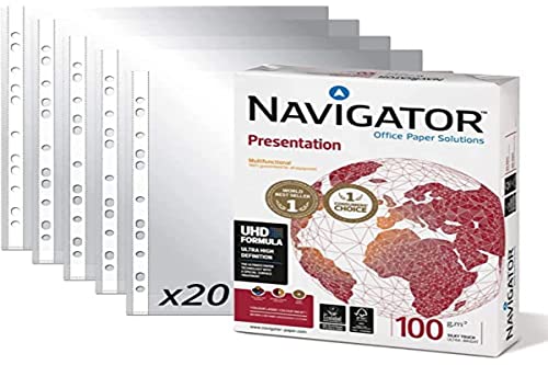 Pack 500 Folhas e Capas A4 100Graus Ofituria OFITURIA - Protetores de folhas - pack, 500 folhas, capas a4, 100g, ofituria, conjunto