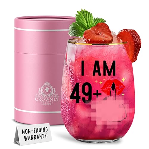 Copos de Vinho CRYSTAL GLASS 50 Aniversário (8.5 x 12 x 15 cm) SEMCA - Cozinha & sala de jantar - copos, vinho, crystal glass, 50 aniversário, personalizável