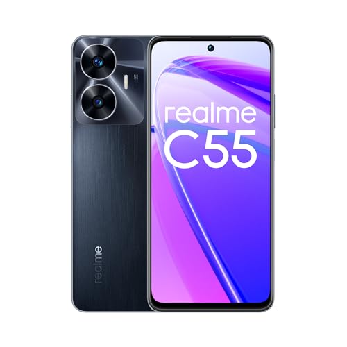 Smartphone REALME C55 (6.5'' - 6 GB - 128 GB - Preto) Realme - Telemóveis - 6.5, Android 11, 128 GB, 6 GB RAM