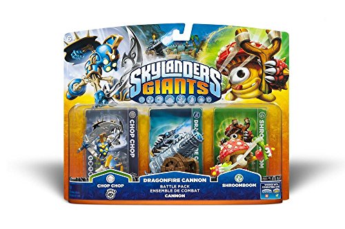 Figura de Ação SKYLANDERS Giants Chop Chop, Shroom Boom e Dragonfire Cannon ACTIVISION - Acessórios para consoles de videogame - Skylanders Giants, Chop Chop, Shroom Boom, Dragonfire Cannon