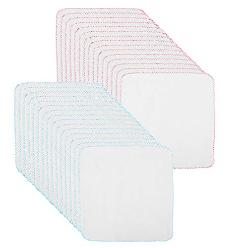 Toalhas HEQISHUN 30 Unidades Rosa e Azul Heqishun - Toalhas de banho e panos de limpeza - 30 unidades, rosa, azul