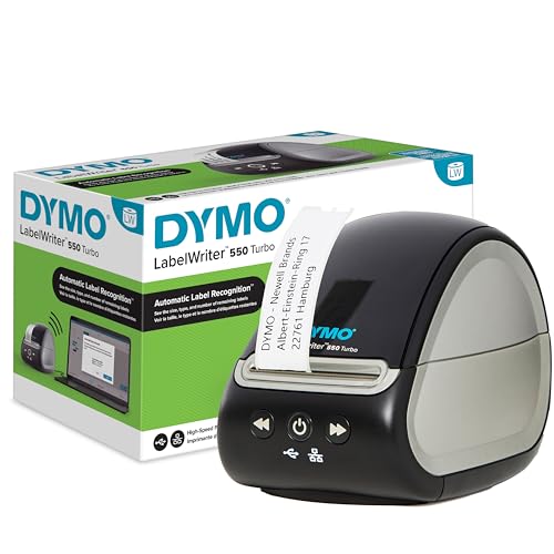 Impressora de Etiquetas DYMO 550-Turbo-2000050 DYMO - Impressoras, fotocopiadoras e máquinas de fax - impressora de etiquetas, térmica, 300 dpi, 90 mm/s