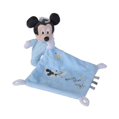 Peluche DISNEY Baby Mickey and Minnie Mouse Disney - Brinquedos - peluche, disney, mickey mouse, minnie mouse, mantinha suave, brilho