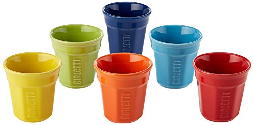 Copo de Café BIALETTI Bicchierini (Material: Vidro - 8 Unidades) Bialetti - Xícaras de café e chá - vidro, 50ml, 8 unidades, temperado