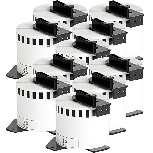 Etiquetas para impressão DYMO DK-22205 Branco Silvertrade - Papel de impressora e copiadora - impressão, branco