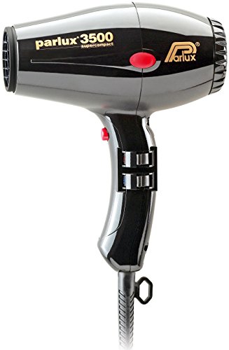 Secador de Cabelo PARLUX 3500 (3500 W - 3 Níveis de temperatura) Parlux - Secadores de cabelo - 3500 w, 3 níveis de temperatura, preto, 18 m