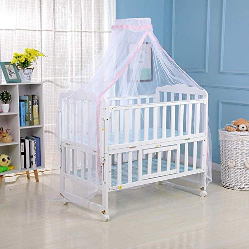Rede Mosquiteira SINGERU 000-0018 (Rosa - 60 x 120 cm) Singeru - Móveis para bebês e crianças pequenas - fibra de poliéster, 60 x 120 cm, suspensão, mosquiteiro