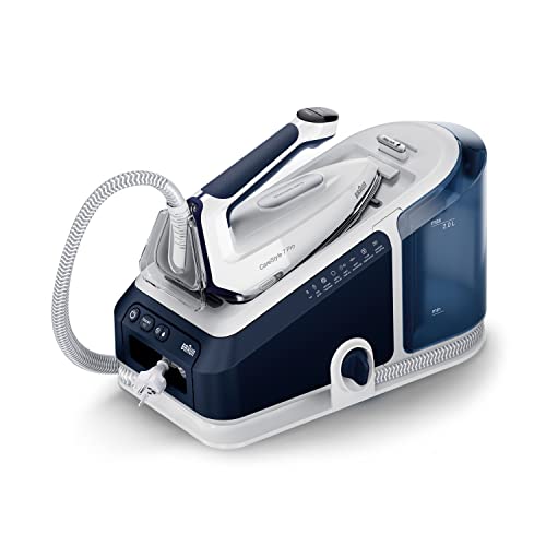 Ferro com Caldeira BRAUN IS7282BL (Pressão: 6.5 bar - Jato vapor 230 g/min) De'Longhi - Ferros de engomar - 6.5 bar, 230 g/min, autolimpeza, anticalcário