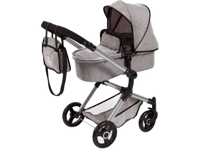 Carrinho de Bonecas BAYER CARRY ALL VARIO Cinza Bayer Design - Acessórios para bonecas e figuras de ação - bonecas, armazenamento, levar, rodar