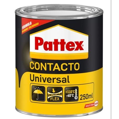 Pattex Instant Contact Glue Universal 250 Ml Pattex - Cola e adesivos de hardware - universal, flexível, resistente, multimaterial