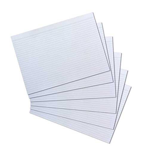 Herlitz 80040000 (Consumíveis e Acessórios) Herlitz Spain - Fichas de índice - fichas, Bristol, a4, lignées, 170g/m²