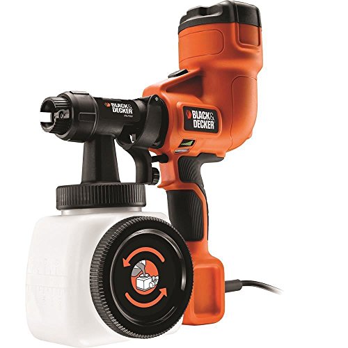 Pulverizador BLACK & DECKER HVLP400 (1200 ml) BLACK + DECKER - Pulverizadores de tinta - 1200 ml, 450 W, enchimento lateral, indicador de nível