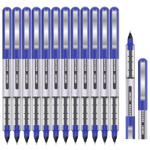 Canetas Rollerball MARS 12 Unidades Azul GXR - Canetas - 12 unidades, azul, traço médio, 0,5mm