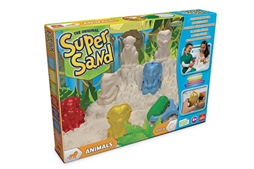 Areia para Moldar GOLIATH Super Sand Animals (Idade Mínima Recomendada: 3 anos) Goliath - Massa de modelar e putty - areia para moldar, idade mínima 3 anos, não seca